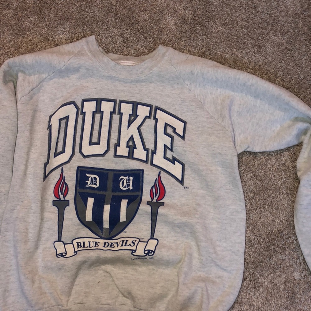 Vintage Duke Blue Devils Crew Neck Sweatshirt